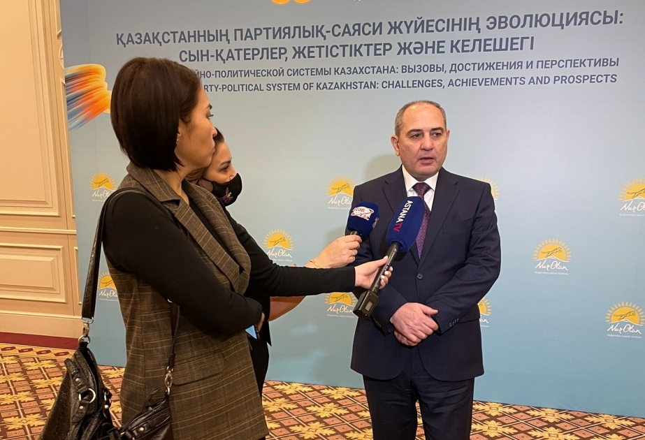 Тахир Будагов: Между партиями «Ени Азербайджан» и «Нур Отан» налажены плодотворные связи