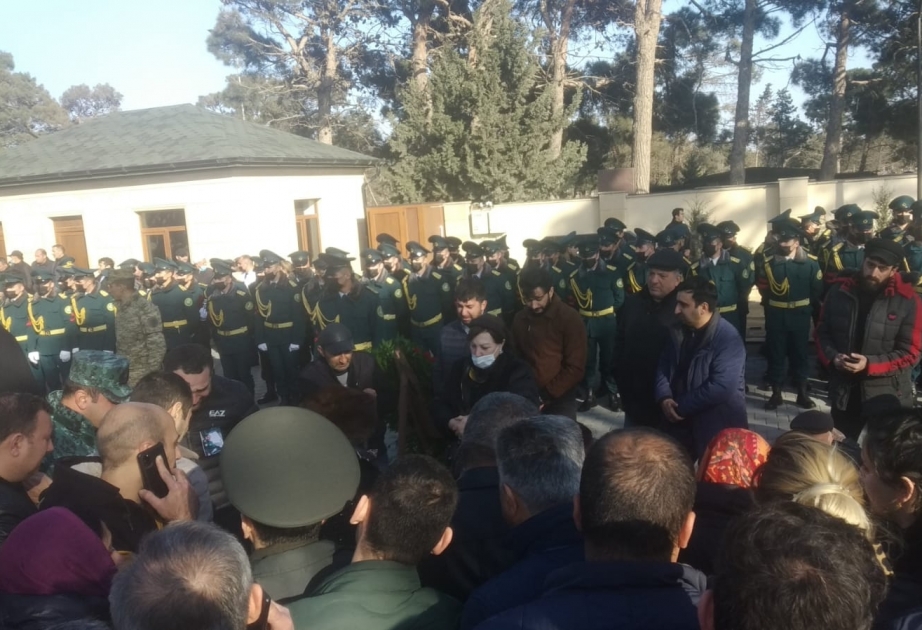 DSX-nin hərbi helikopterinin qəzaya uğraması nəticəsində şəhid olan hərbi qulluqçularının dəfn mərasimi keçirilir