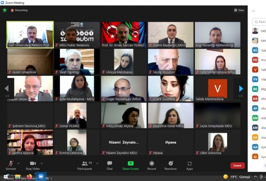 Qazi Universiteti, AzTU və MDU-nun işbirliyi çərçivəsində elmi seminar keçirilib
