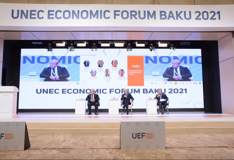 UNEC İqtisadi Forumunun birinci günü uğurla başa çatıb