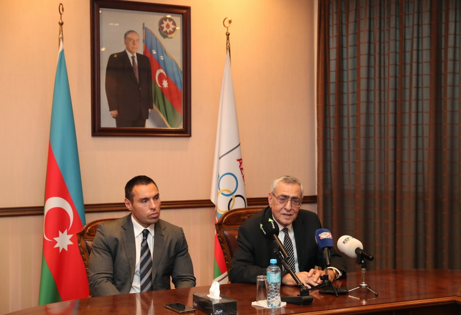 Dünya çempionatında uğurla çıxış etmiş karateçilərimizlə Milli Olimpiya Komitəsində görüş keçirilib
