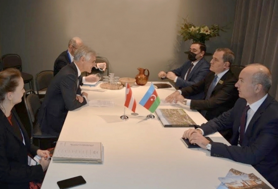 Azerbaijani FM meets with Austrian counterpart