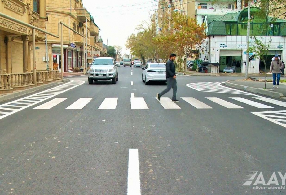 Bakıxanov qəsəbəsində 3,2 kilometrlik küçə əsaslı təmir edilib VİDEO