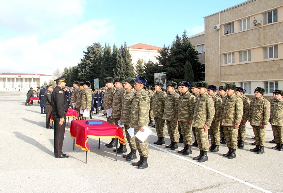 “Ehtiyat zabit hazırlığı kursu”nun buraxılış mərasimi keçirilib VİDEO