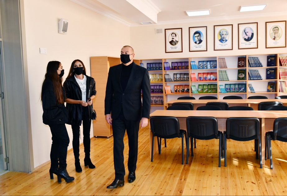 Heydər Əliyev Fondu tərəfindən Qubanın Birinci Nügədi kəndində yeni məktəb inşa edilib VİDEO