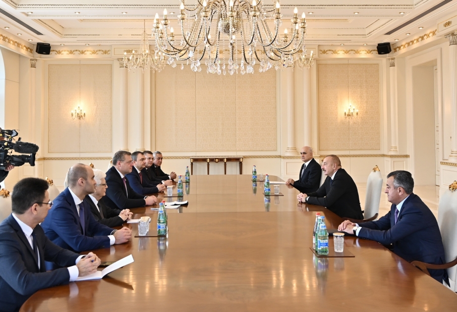 President Ilham Aliyev received delegation led by governor of Russia's Astrakhan region VIDEO