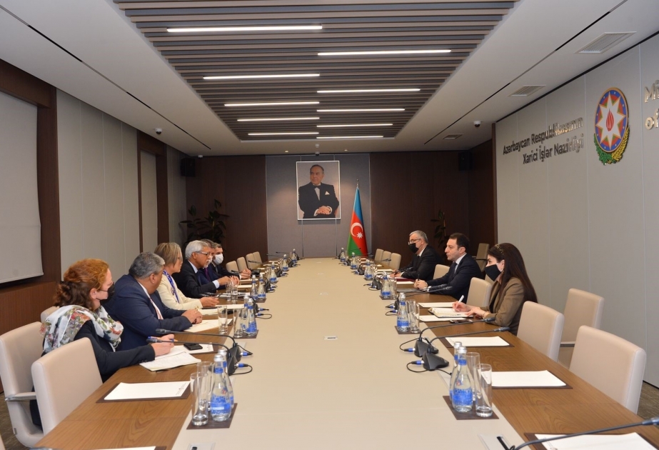 Una delegación encabezada por el secretario general de la Federación Internacional de Sociedades de la Cruz Roja y de la Media Luna Roja visita Aghdam y Fuzuli