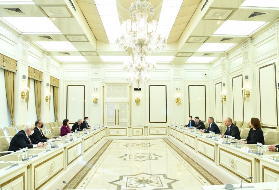 Speaker of Azerbaijani Milli Majlis meets with delegation led by IPA CIS Council’s Secretary General