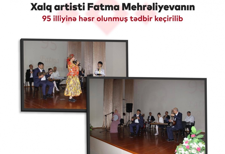 Musiqi məktəbində Xalq artisti Fatma Mehrəliyevanın 95 illiyi qeyd olunub