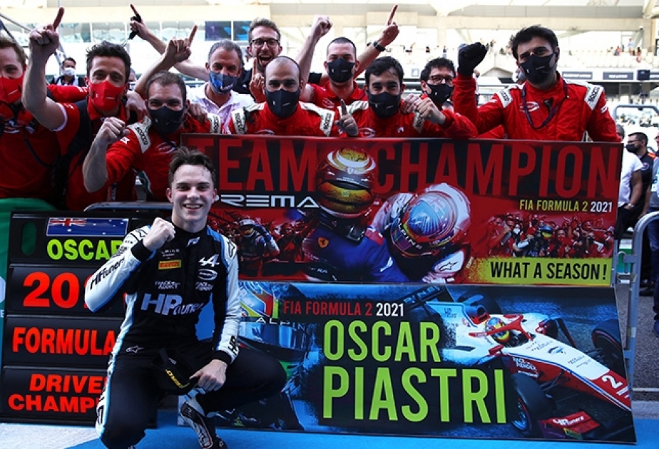 Oskar Piastri Formula 2 üzrə dünya çempionatının qalibi olub