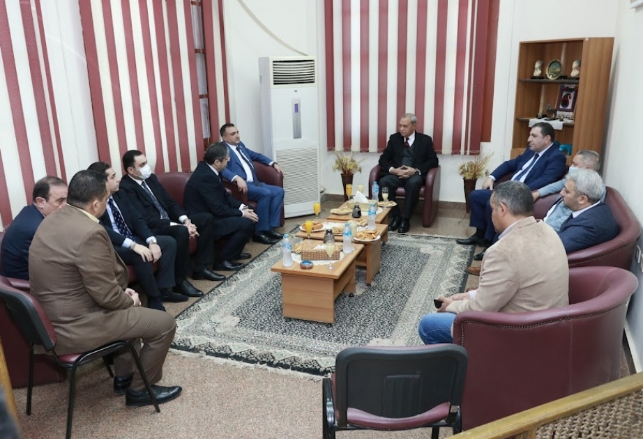 Diasporla İş üzrə Dövlət Komitəsinin əməkdaşları Misirin Qalubiyyə vilayətinin qubernatoru ilə görüşüblər