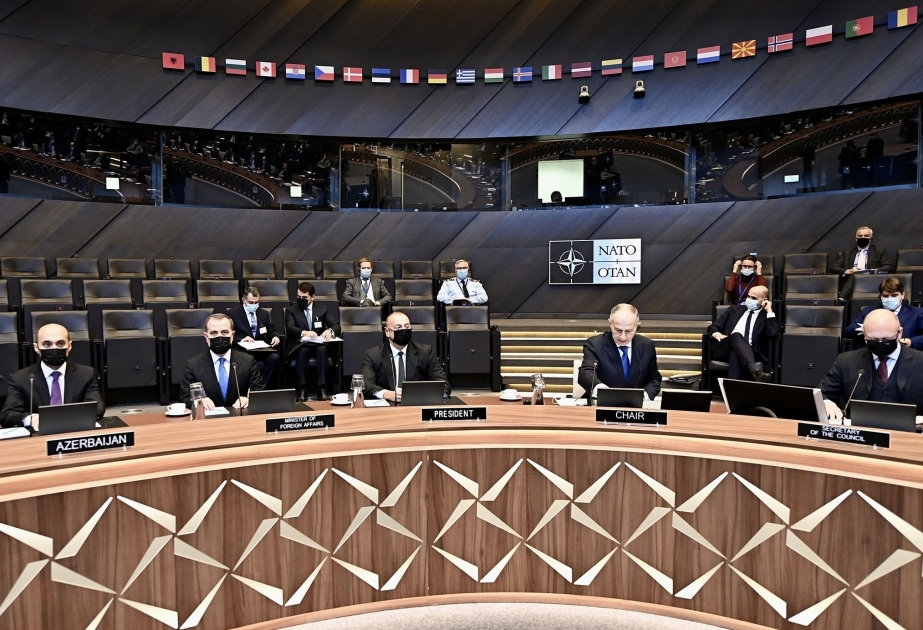 伊利哈姆·阿利耶夫总统出席在布鲁塞尔举行的北大西洋理事会会议