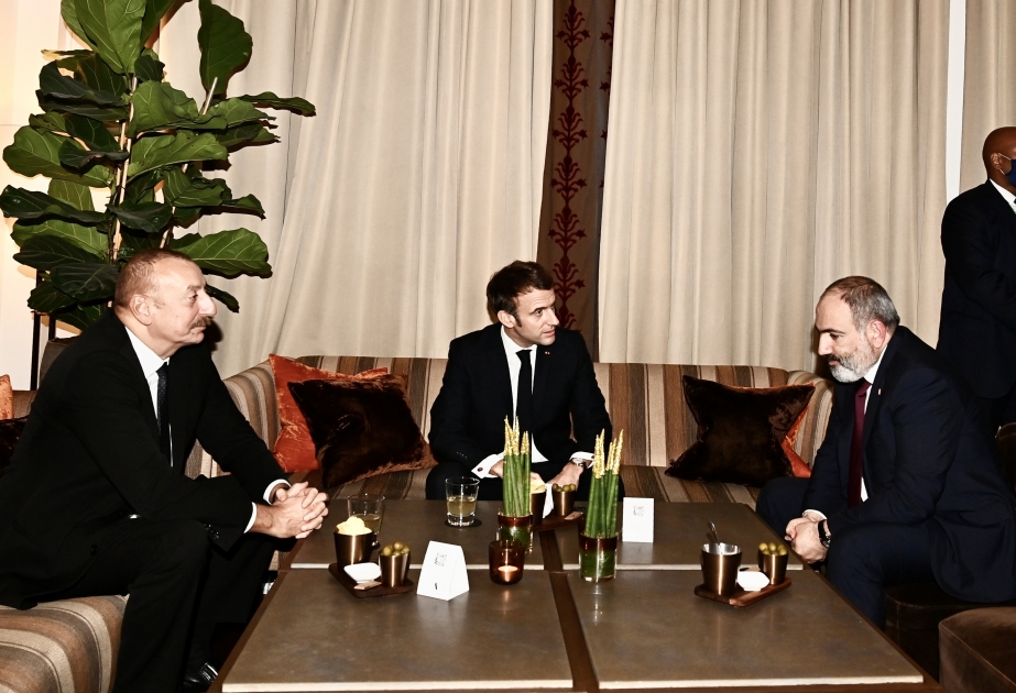 President of Azerbaijan and Prime Minister of Armenia held informal meeting on initiative of French President in Brussels VIDEO