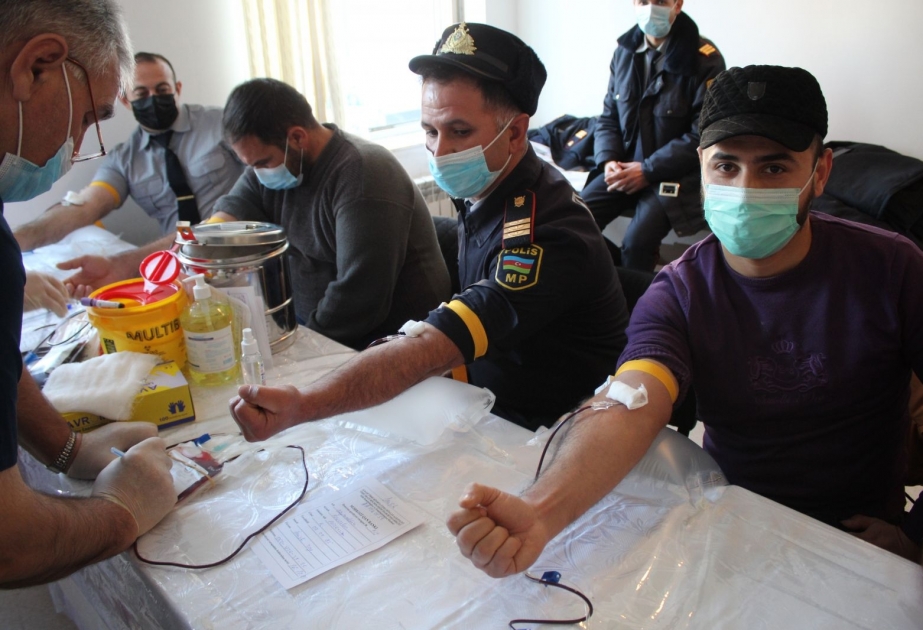 İmişli sakinləri "Talassemiyasız həyat naminə" adlı qanvermə aksiyasında iştirak ediblər