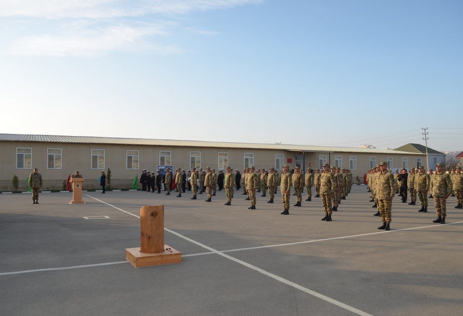 Azərbaycanın dəniz piyadalarının buraxılış mərasimi keçirilib