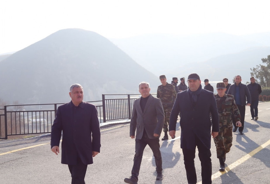 Representante especial del presidente de Azerbaiyán visita el asentamiento de Sugovushan y la aldea de Talish