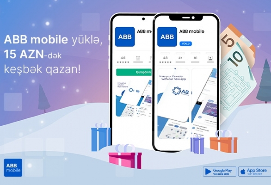 ® “ABB mobile” ilə ödəniş et, 15 AZN-dək keşbək qazan