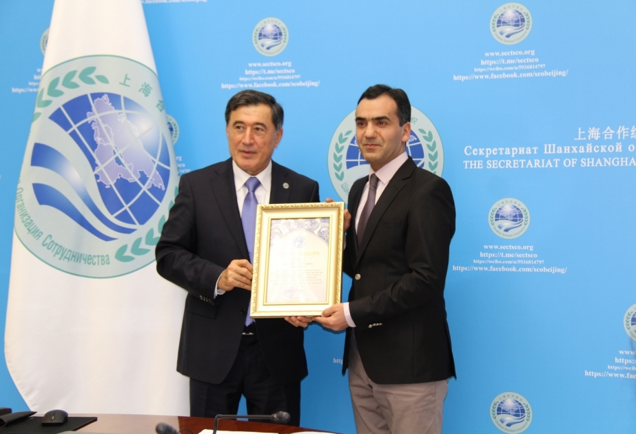 AZƏRTAC Şanxay Əməkdaşlıq Təşkilatının mükafatına layiq görülüb