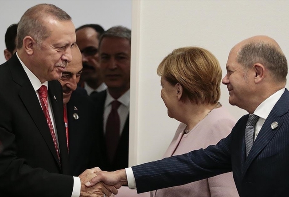 Türkiyə və Almaniya liderləri arasında telefon danışığı olub
