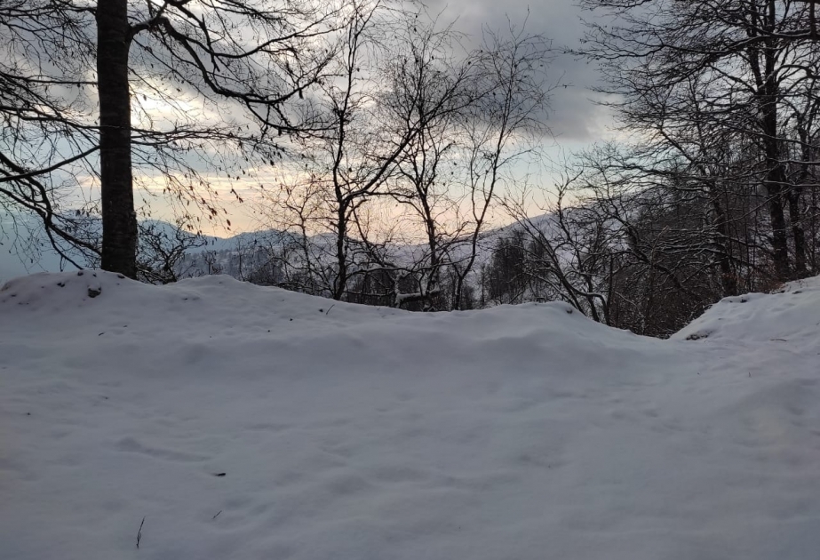 Göygöl, Şahdağ, Altıağac Milli parklarının qar görüntüləri