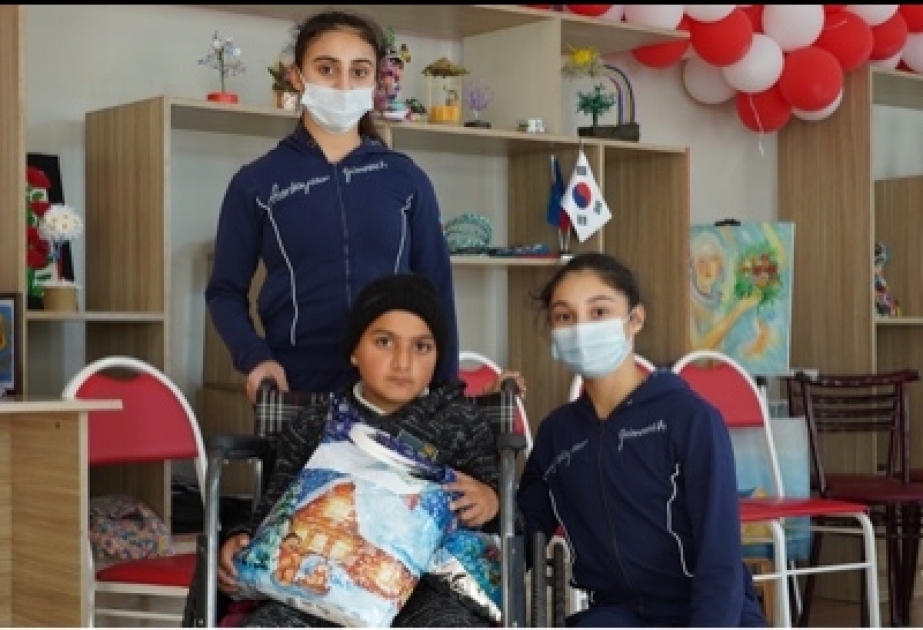 Azərbaycan Gimnastika Federasiyasının nümayəndələri “Ümid yeri” uşaq sığınacağında olublar