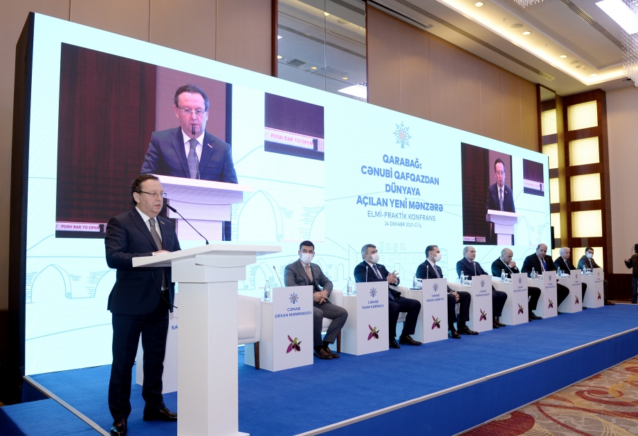 YAP-ın təşkilatçılığı ilə "Qarabağ: Cənubi Qafqazdan dünyaya açılan yeni mənzərə" adlı konfrans keçirilir VİDEO