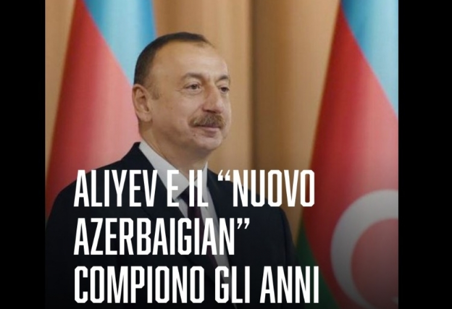 İtaliyalı parlamentarilər Prezident İlham Əliyevi yubileyi münasibətilə təbrik ediblər
