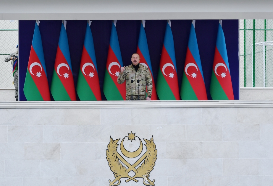 Presidente de Azerbaiyán: "La apertura de la unidad militar en Hadrut es de gran importancia"