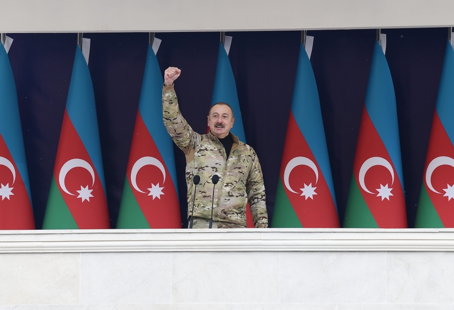 Le président azerbaïdjanais Ilham Aliyev participe à l’inauguration d’un site militaire dans le bourg de Hadrout VIDEO