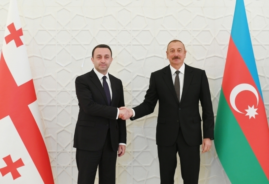 Georgiens Premierminister gratuliert Präsident Ilham Aliyev zu seinem Jubiläum