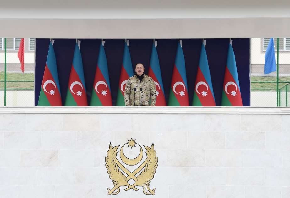 Ilham Aliyev: "La operación Shusha ya se ha convertido en una epopeya heroica"