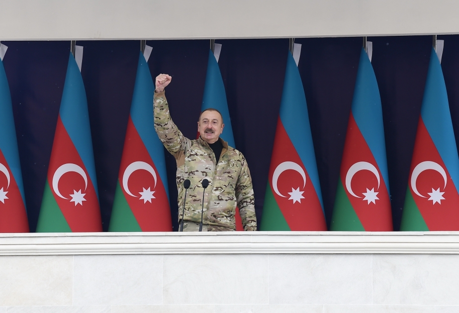 Le président Ilham Aliyev : La deuxième guerre du Karabagh a montré la volonté ferme de l'armée et du peuple azerbaïdjanais