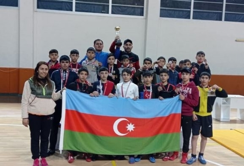 Junior Azerbaijani Greco-Roman wrestlers claim 11 medals at Turkish tournament