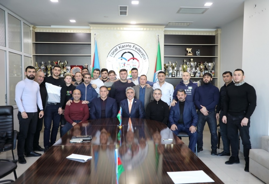 Bu il yüksək nəticə göstərmiş karateçilər və onların məşqçiləri mükafatlandırılıblar