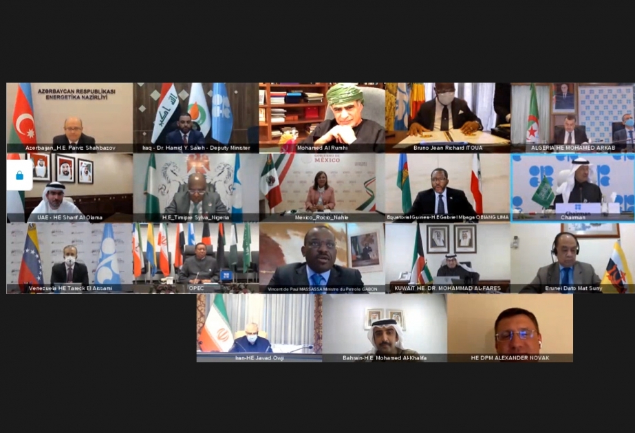 Azərbaycan “OPEC plus” üzrə gündəlik hasilatın fevralda da 400 min barel artırılması ilə bağlı qərarı dəstəkləyib