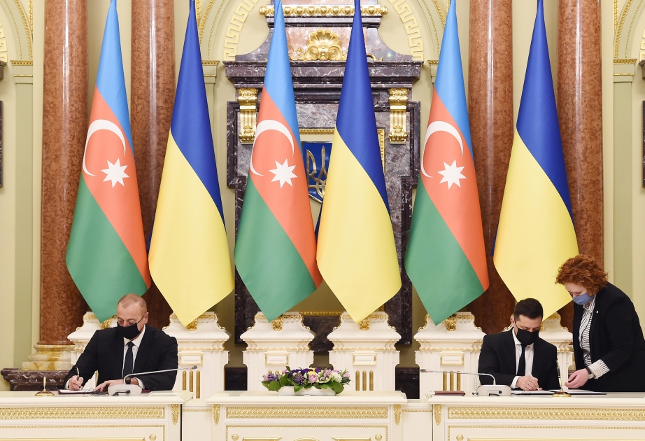 Подписаны азербайджано-украинские документы  ОБНОВЛЕНО ВИДЕО