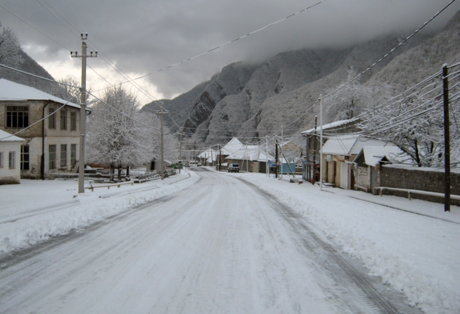 卡希山区降雪