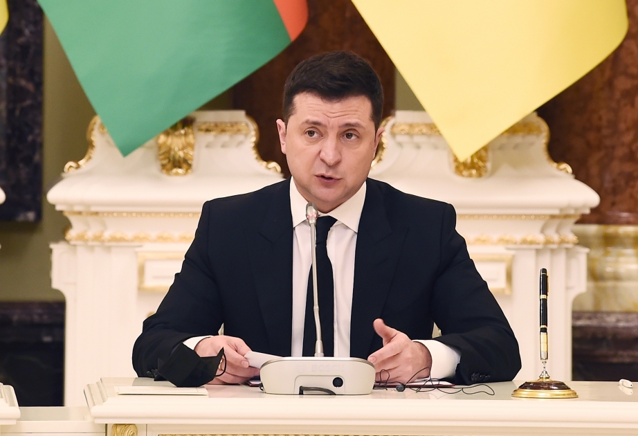 Volodymyr Zelensky a qualifié la visite du président azerbaïdjanais en Ukraine de visite symbolique spéciale