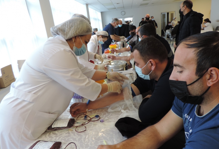 Ağsuda qanvermə aksiyası keçirilib