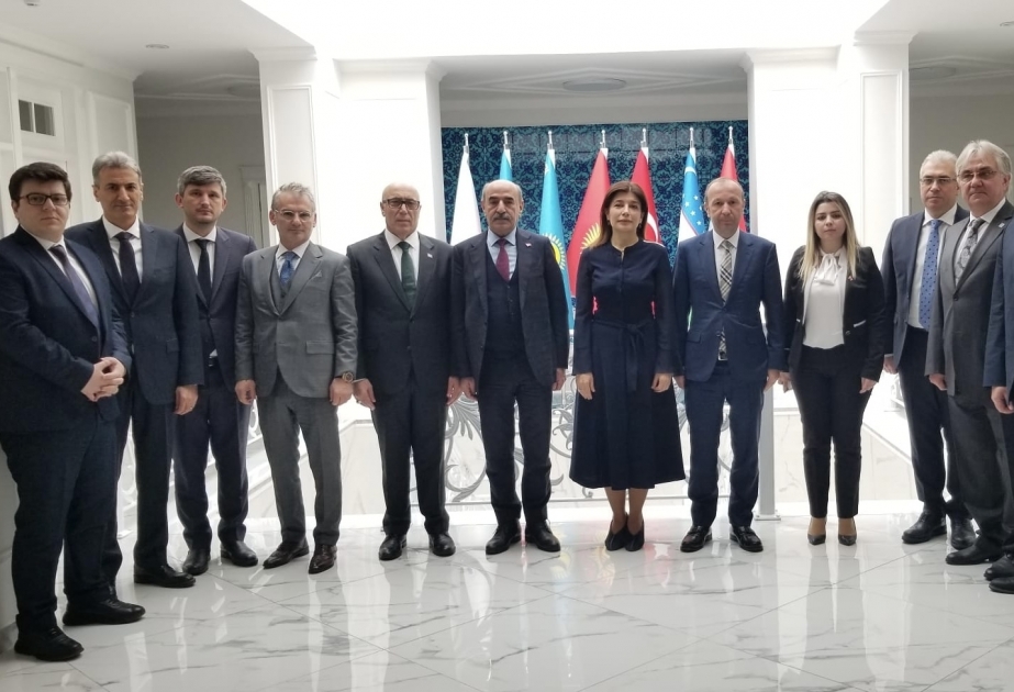 President of International Turkic Culture and Heritage Foundation meets with delegation of Union of Engineers and Architects of Turkic World