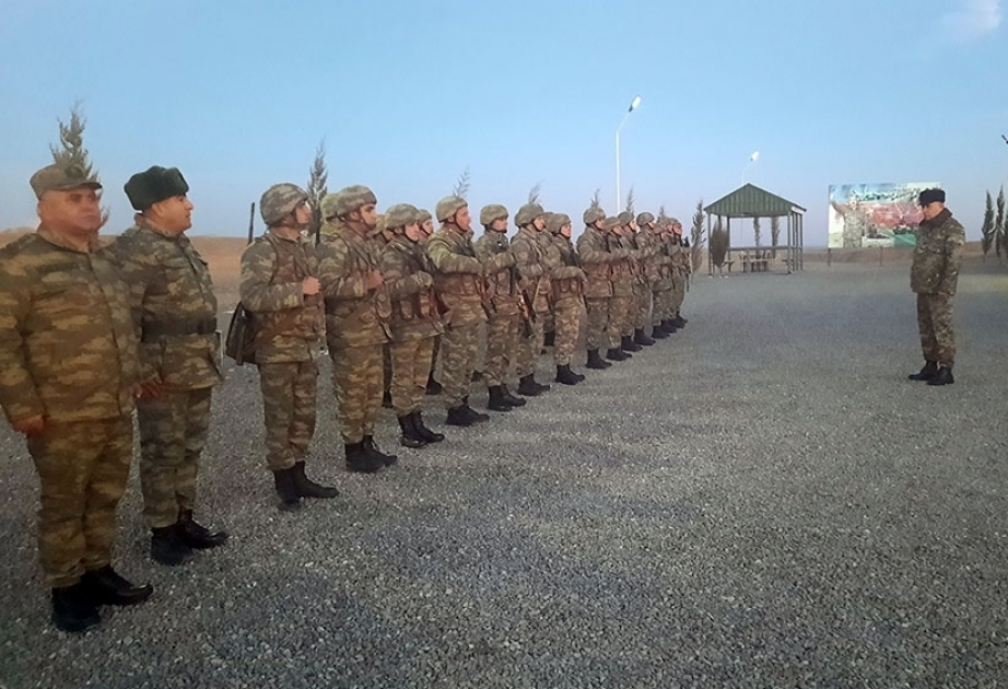 Se inspecciona la actividad de las unidades militares azerbaiyanas desplegadas en los territorios liberados