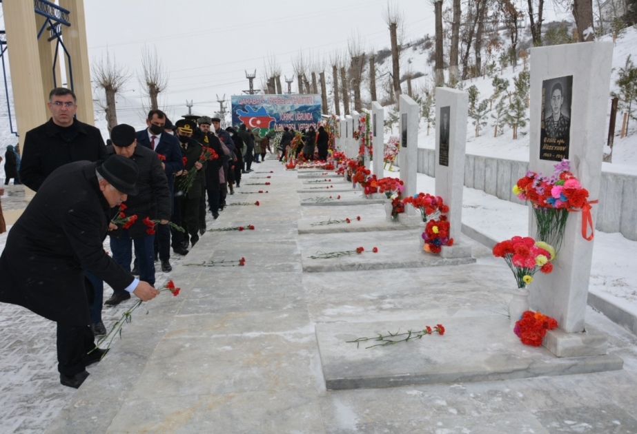 20 Yanvar şəhidlərinin xatirəsi Daşkəsən rayonunda yad edilib