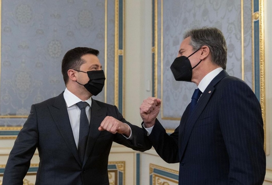 Ukrainian president hails Washington's 'political, security support'