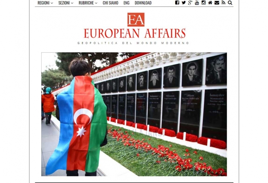 Le 32e anniversaire de la tragédie du 20 Janvier recouvert dans la presse italienne