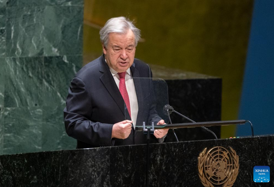UN chief raises five alarms for 2022