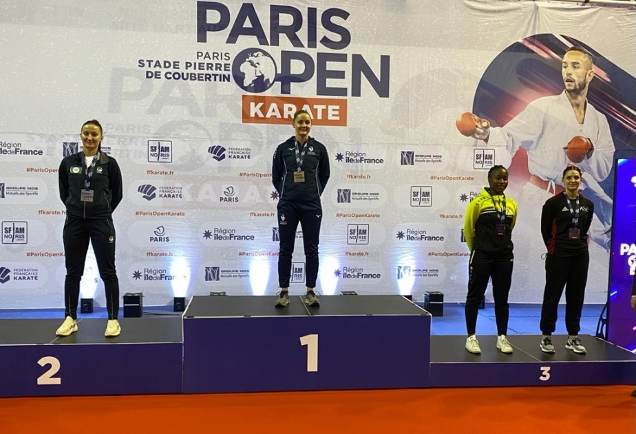 Karateçimiz İrina Zaretska “Paris Open” beynəlxalq turnirində gümüş medal qazanıb
