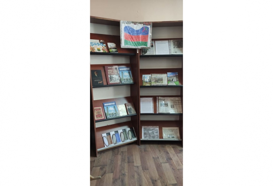 Xəzər kitabxanasında “Şuşa-döyünən ürəyimiz” adlı kitab sərgisi açılıb