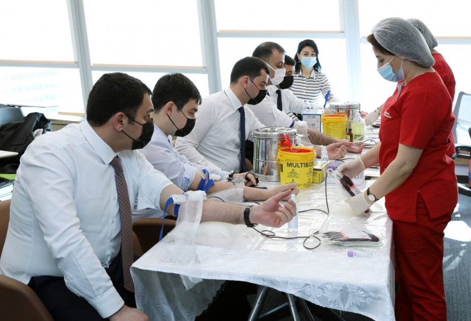 İqtisadiyyat Nazirliyində qanvermə aksiyası keçirilir