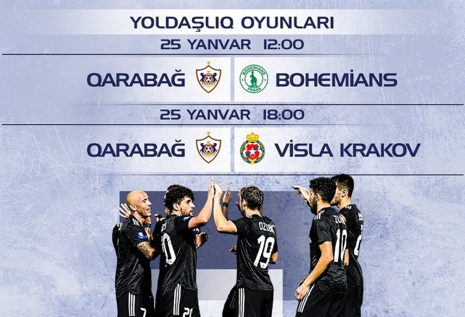 “Qarabağ” klubu bu gün Çexiya və Polşa komandaları ilə qarşılaşacaq