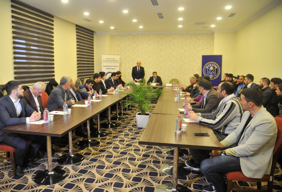 Azərbaycan Futnet Federasiyasının 2021-ci ildəki fəaliyyətinin yekunlarına dair hesabat konfransı keçirilib